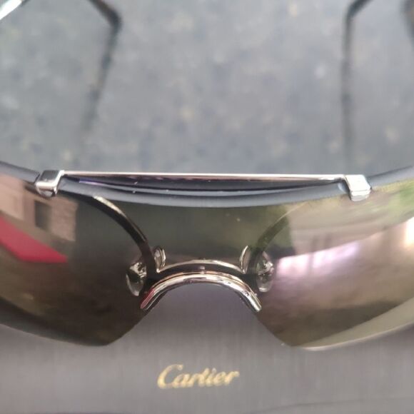 NIB Cartier Mirrored Sunglasses